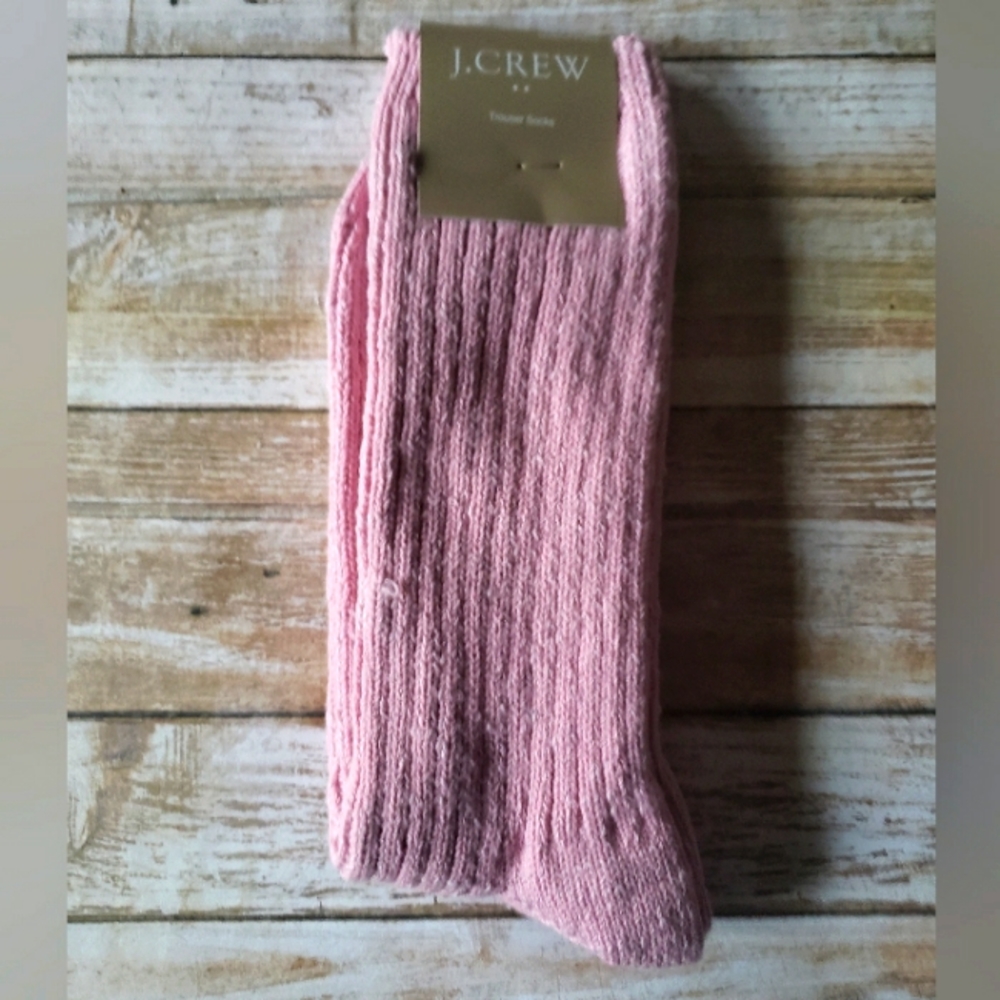 J. Crew camp socks~ Pink